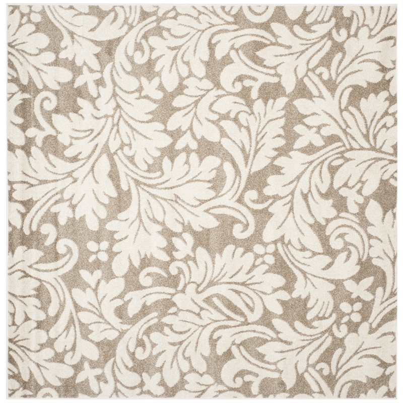 Safavieh Amherst 5' X 5' Square Rug in Wheat and Beige