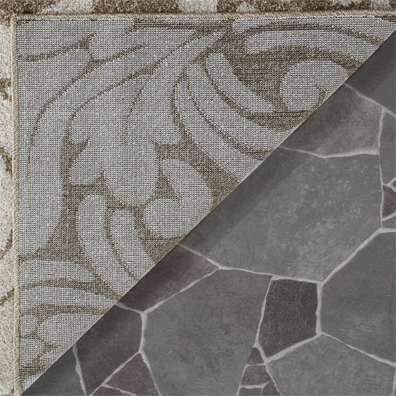 Safavieh Amherst 5' X 5' Square Rug in Wheat and Beige