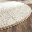 Safavieh Amherst 9' X 9' Round Rug in Wheat and Beige