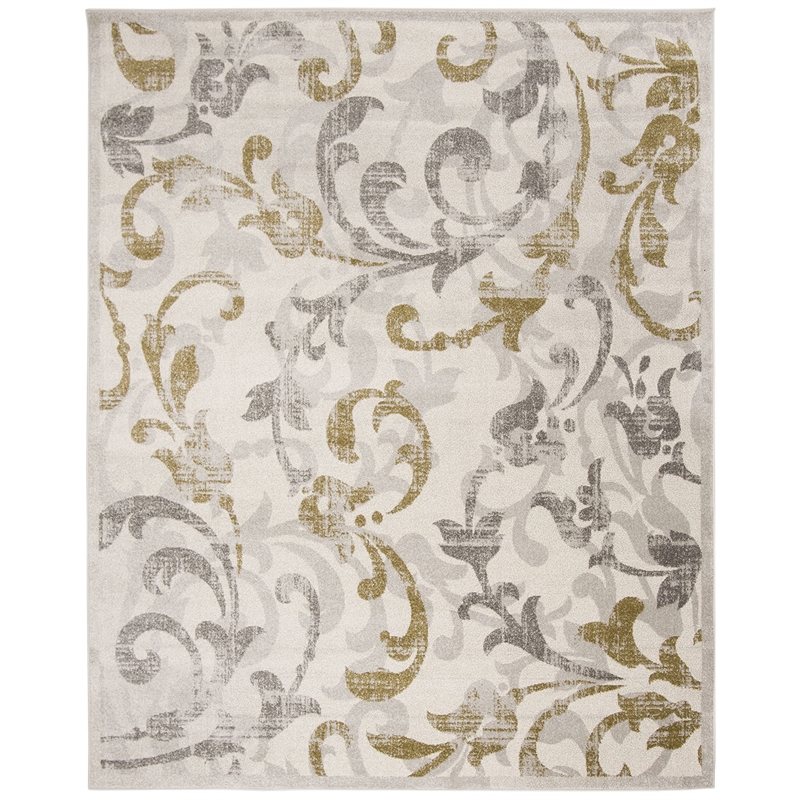 Safavieh Amherst 10' X 14' Rug in Ivory and Light Gray