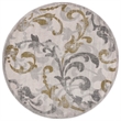 Safavieh Amherst 5' X 5' Round Rug in Ivory and Light Gray