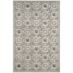 Safavieh Amherst 4' X 6' Rug in Light Gray and Ivory