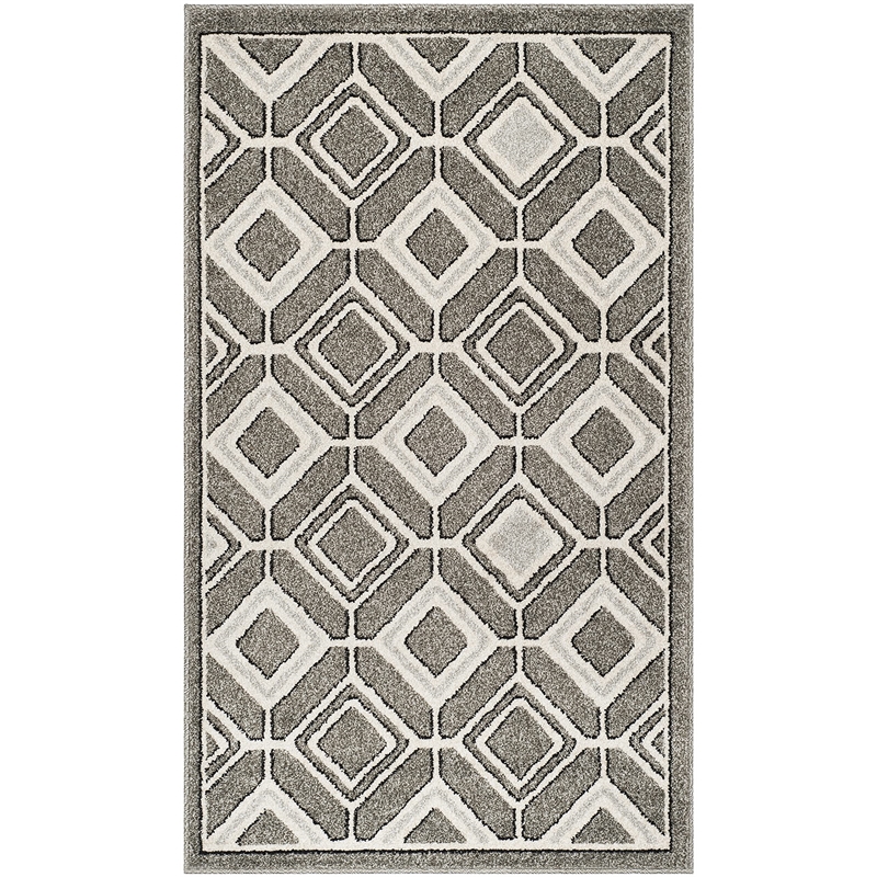 Safavieh Amherst 3' X 5' Rug in Gray and Light Gray