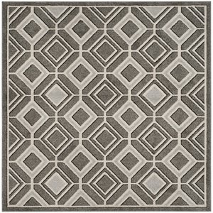 Safavieh Amherst 7' X 7' Square Rug in Gray and Light Gray