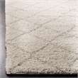 Safavieh Arizona Shag 4' X 6' Rug in Ivory and Beige