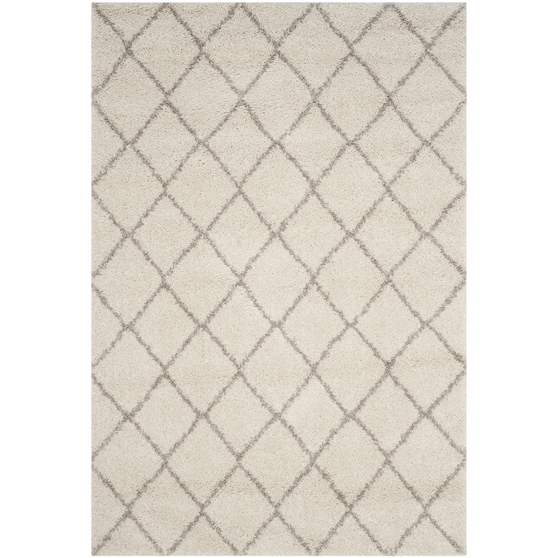 Safavieh Arizona Shag 8' X 10' Rug in Ivory and Beige
