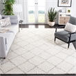 Safavieh Arizona Shag 9' X 12' Rug in Ivory and Beige