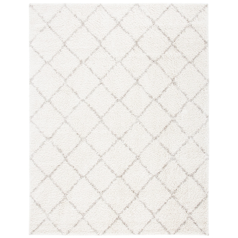 Safavieh Arizona Shag 9' X 12' Rug in Ivory and Beige