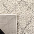 Safavieh Arizona Shag 9' X 12' Rug in Ivory and Beige