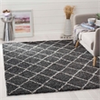Safavieh Arizona Shag 3' X 5' Rug in Anthracite and Beige