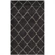 Safavieh Arizona Shag 3' X 5' Rug in Anthracite and Beige