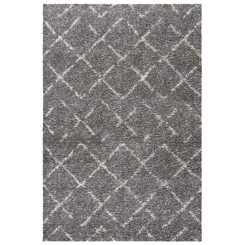 Safavieh Arizona Shag 4' X 6' Rug in Brown and Ivory