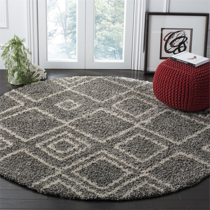 Safavieh Arizona Shag 9' X 12' Rug in Brown and Ivory