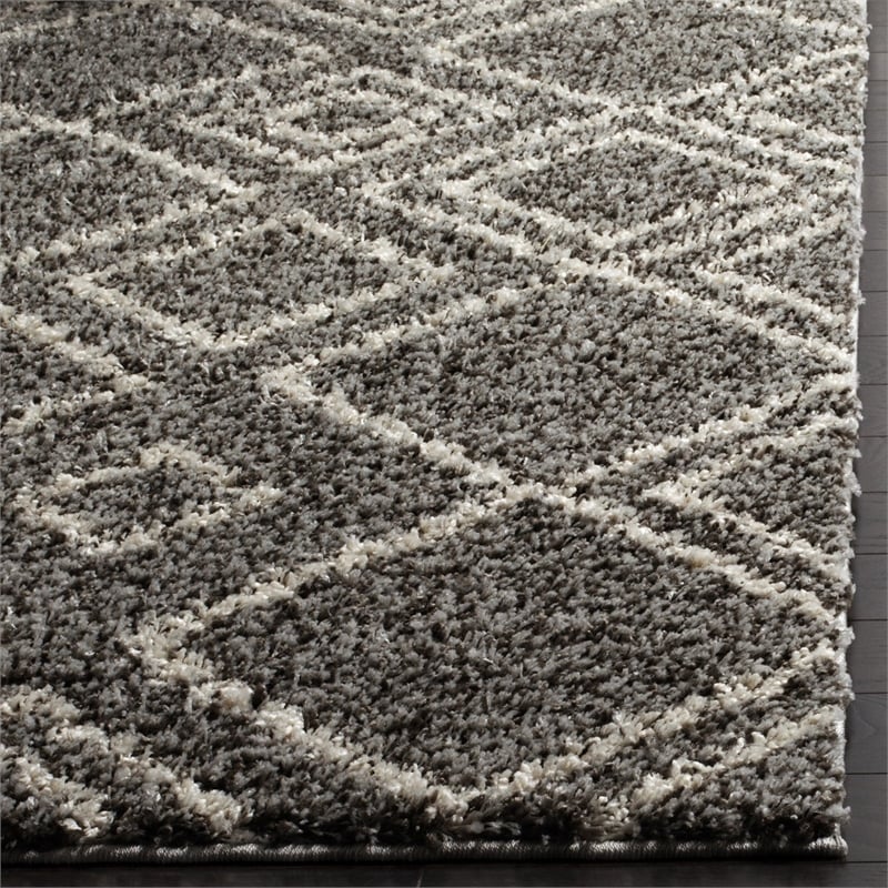 Safavieh Arizona Shag 9' X 12' Rug in Brown and Ivory
