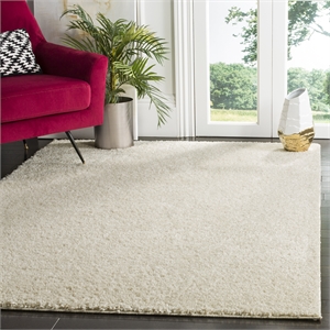 Safavieh Arizona Shag 6' 7&quot X 6' 7&quot Square Rug in Creme