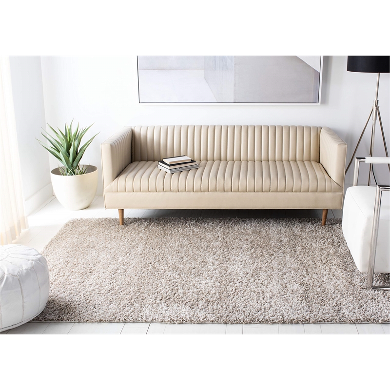 Safavieh Arizona Shag 9' X 12' Rug in Linen