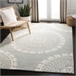 Safavieh Bella 5' X 5' Square Hand Tufted Wool Rug in Gray and Ivory