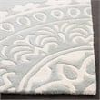 Safavieh Bella 5' X 5' Square Hand Tufted Wool Rug in Gray and Ivory