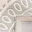 Safavieh Bella 5' X 5' Square Hand Tufted Wool Rug in Gray and Ivory
