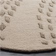 Safavieh Bella 6' X 9' Hand Tufted Wool Pile Rug in Sand and Brown