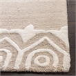 Safavieh Bella 8' X 10' Hand Tufted Wool Pile Rug in Beige and Ivory
