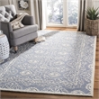 Safavieh Bella 8' X 10' Hand Tufted Wool Pile Rug in Blue and Ivory