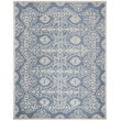 Safavieh Bella 8' X 10' Hand Tufted Wool Pile Rug in Blue and Ivory