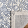 Safavieh Bella 8' X 10' Hand Tufted Wool Pile Rug in Blue and Ivory