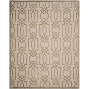 Safavieh Bella 6' X 9' Hand Tufted Wool Pile Rug in Sand and Brown