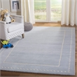 Safavieh Bella 8' X 10' Hand Tufted Wool Rug in Light Blue and Ivory