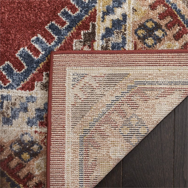 Safavieh Bijar 3' X 5' Rug in Red and Rust