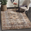 Safavieh Bijar 4' X 6' Rug in Brown and Rust