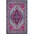Safavieh Bellagio 6' X 9' Hand Tufted Rug in Gray and Pink
