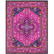 Safavieh Bellagio 6' X 9' Hand Tufted Rug in Pink and Navy