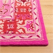 Safavieh Bellagio 6' X 9' Hand Tufted Rug in Red Pink and Ivory