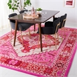 Safavieh Bellagio 8' X 10' Hand Tufted Rug in Red Pink and Ivory