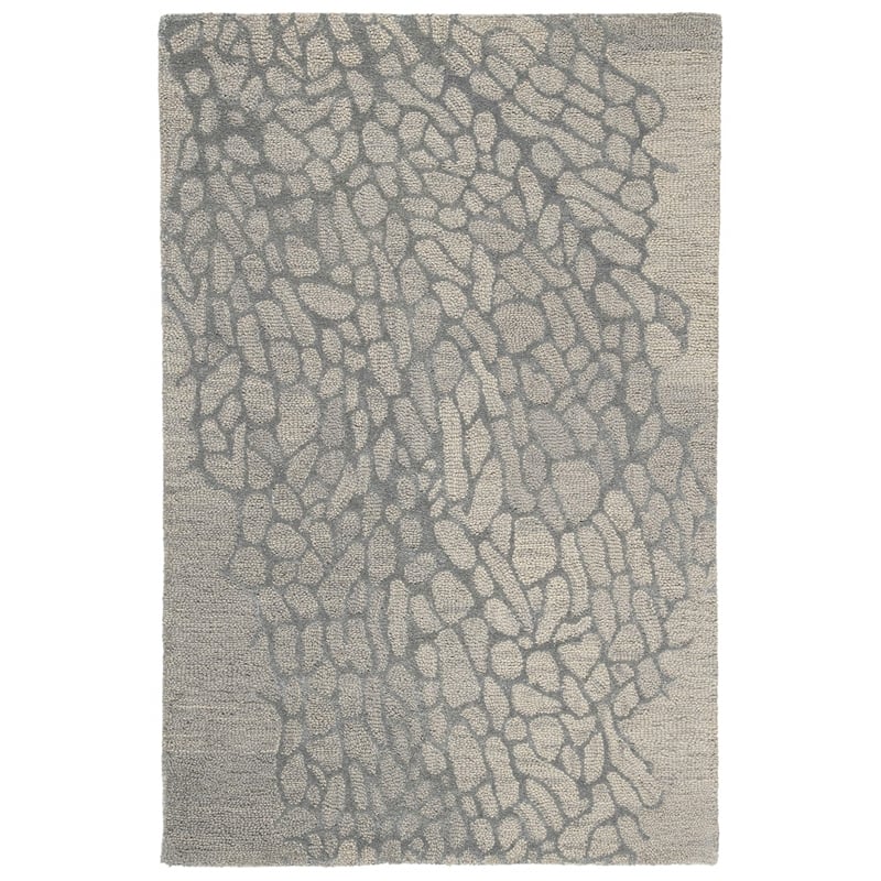 Safavieh Blossom 4' X 6' Hand Hooked Rug in Gray and Gray