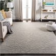 Safavieh Blossom 8' X 10' Hand Hooked Rug in Gray and Gray
