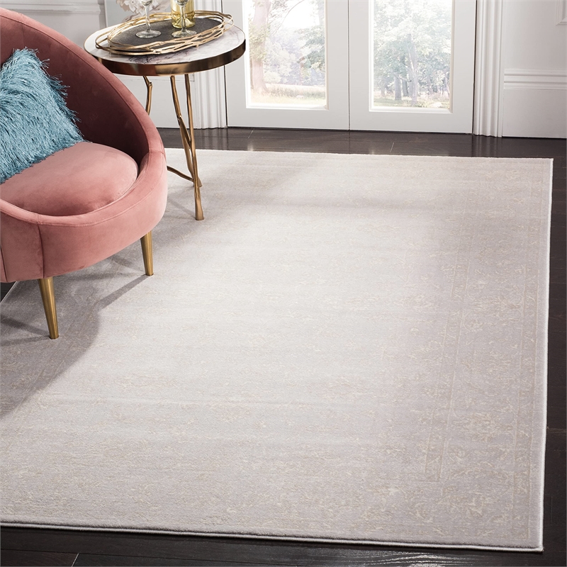 Safavieh Carnegie 8' X 10' Rug in Light Gray and Cream