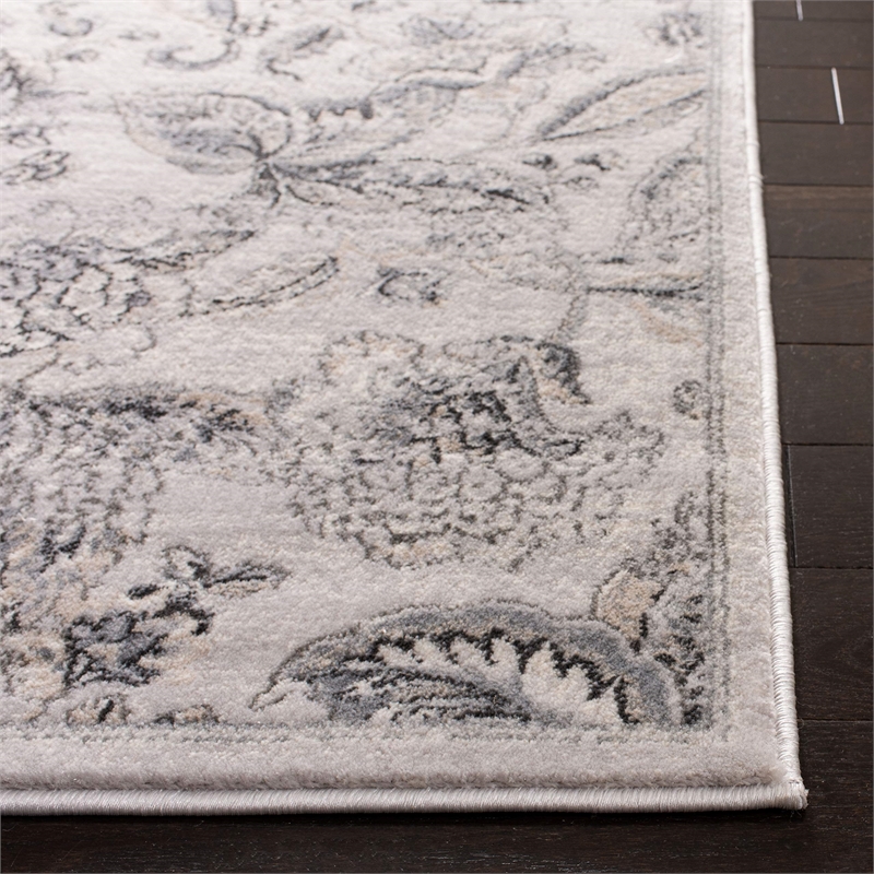 Safavieh Carnegie 3' X 5' Rug in Silver and Gray