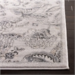 Safavieh Carnegie 3' X 5' Rug in Silver and Gray