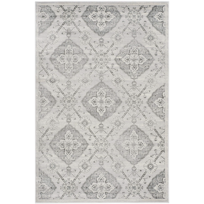 Safavieh Carnegie 9' X 12' Rug in Silver and Gray