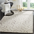 Safavieh Casablanca Shag 3' X 5' Hand Woven Rug in Ivory