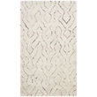 Safavieh Casablanca Shag 3' X 5' Hand Woven Rug in Ivory