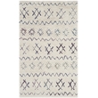 Safavieh Casablanca Shag 3' X 5' Hand Woven Rug in Ivory