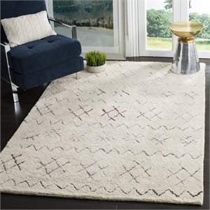 Safavieh Casablanca Shag 8' X 10' Hand Woven Rug in Ivory