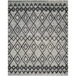 Safavieh Casablanca Shag 4' X 6' Hand Tufted Rug in Gray and Charcoal