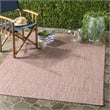 Safavieh Courtyard 8' X 11' Rug in Rust and Light Gray