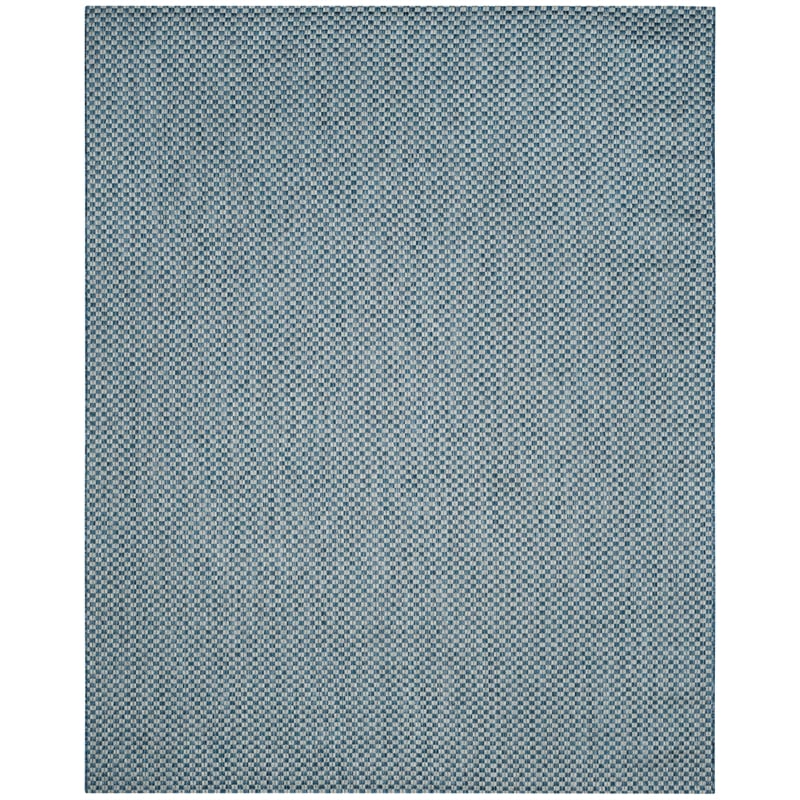 Safavieh Courtyard 9' X 12' Rug in Blue and Light Gray