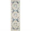 Safavieh Evoke 9' X 9' Round Rug in Ivory and Blue